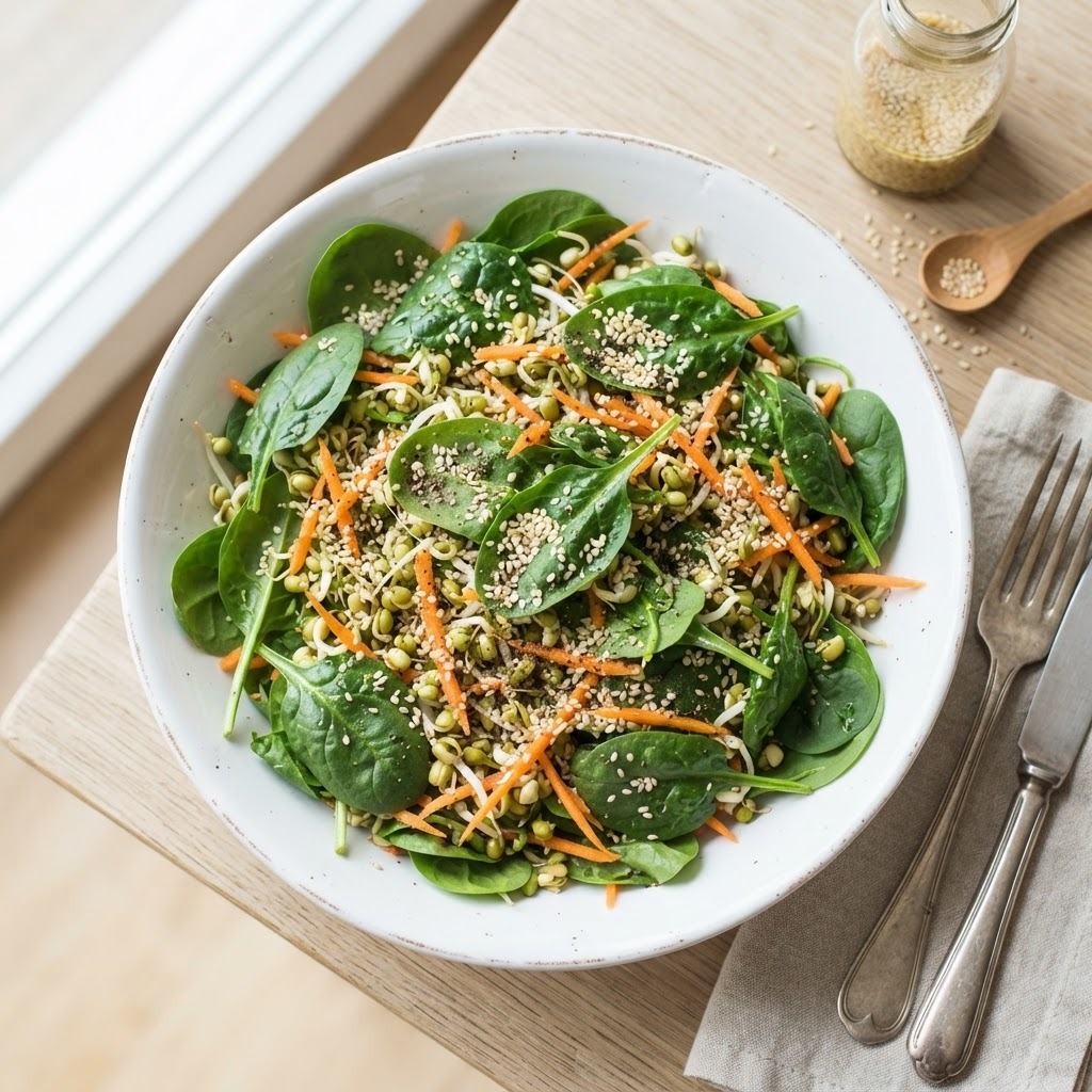 Palak Sprouts Salad